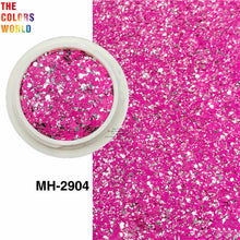 Load image into Gallery viewer, Nails And Hair Glitter Mix Sliver Foil