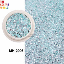 Load image into Gallery viewer, Nails And Hair Glitter Mix Sliver Foil