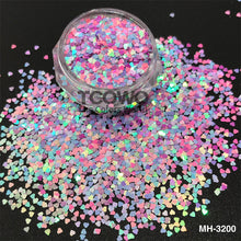Load image into Gallery viewer, TCT-893 Smallest Love Heart Mix Glitter 1MM - Non-Toxic Shimmer for DIY, Nail Art, Cosmetics & Festival
