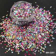 Load image into Gallery viewer, TCT-893 Smallest Love Heart Mix Glitter 1MM - Non-Toxic Shimmer for DIY, Nail Art, Cosmetics & Festival