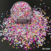 Load image into Gallery viewer, TCT-893 Smallest Love Heart Mix Glitter 1MM - Non-Toxic Shimmer for DIY, Nail Art, Cosmetics & Festival