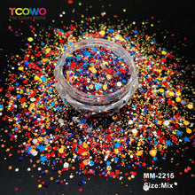 Load image into Gallery viewer, TCT-637 Christmas Mix Nails Stone Nail Art Decoration Festive DIY Crafts Glitter Home Decor Party Supplies