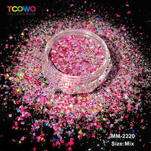 Load image into Gallery viewer, TCT-637 Christmas Mix Nails Stone Nail Art Decoration Festive DIY Crafts Glitter Home Decor Party Supplies