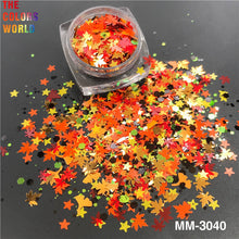 Load image into Gallery viewer, Autumn Maple Leaf Glitter