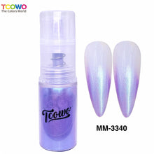 Load image into Gallery viewer, TCT-924 Cosmetic Grade Mica Pearl Pigment Glitter Spray, Metallic Luster for Nail Art Eyeshadow Car Paints Crafts with MSDS Certification