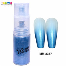 Load image into Gallery viewer, TCT-927 Cosmetic Grade Mica Powder Dark Pearl Pigment Ombre Nail Mist Spray Gradient Effect Glitter Powder for Nail Art Crafts