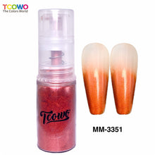 Load image into Gallery viewer, TCT-927 Cosmetic Grade Mica Powder Dark Pearl Pigment Ombre Nail Mist Spray Gradient Effect Glitter Powder for Nail Art Crafts