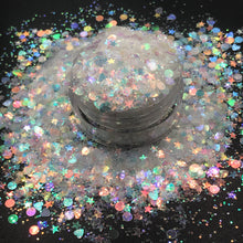Load image into Gallery viewer, TCT-077 High Quality Twinkle Christmas Stars Biodegradable Glitter for Holiday Art Craft Handicraft Article Shoes Painting
