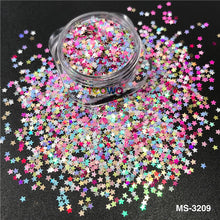 Load image into Gallery viewer, TCT-894 1MM Smallest Size Star Shape Mix Glitter Sequin for Resin Crafts DIY Projects Nails Art Makeup Cosmetics Party Decorations | TCOWO