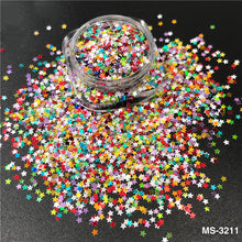 Load image into Gallery viewer, TCT-894 1MM Smallest Size Star Shape Mix Glitter Sequin for Resin Crafts DIY Projects Nails Art Makeup Cosmetics Party Decorations | TCOWO