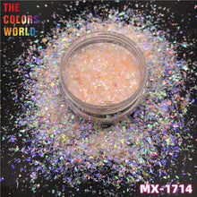 Load image into Gallery viewer, Colorful Iridescent Rainbow Shards Irregular Flakes Nails Glitter