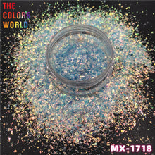 Load image into Gallery viewer, Colorful Iridescent Rainbow Shards Irregular Flakes Nails Glitter