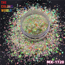 Load image into Gallery viewer, Colorful Iridescent Rainbow Shards Irregular Flakes Nails Glitter