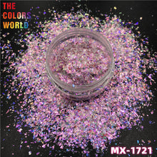 Load image into Gallery viewer, Colorful Iridescent Rainbow Shards Irregular Flakes Nails Glitter