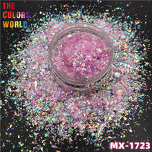 Load image into Gallery viewer, Colorful Iridescent Rainbow Shards Irregular Flakes Nails Glitter