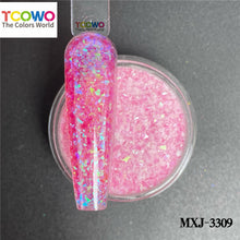 Load image into Gallery viewer, TCT-922 Iridescent Rainbow Shards Glitter Acrylic Powder, EMA Material (2-7min Customizable Drying), 2 In 1 Acrylic & Dipping Powder, Non-Toxic Long Lasting, TCOWO (MSDS Certified)