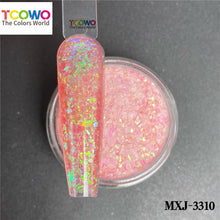 Load image into Gallery viewer, TCT-922 Iridescent Rainbow Shards Glitter Acrylic Powder, EMA Material (2-7min Customizable Drying), 2 In 1 Acrylic & Dipping Powder, Non-Toxic Long Lasting, TCOWO (MSDS Certified)