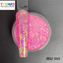 Load image into Gallery viewer, TCT-922 Iridescent Rainbow Shards Glitter Acrylic Powder, EMA Material (2-7min Customizable Drying), 2 In 1 Acrylic & Dipping Powder, Non-Toxic Long Lasting, TCOWO (MSDS Certified)