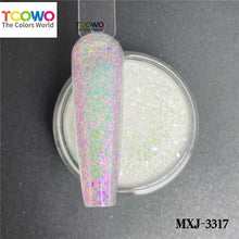 Load image into Gallery viewer, TCT-922 Iridescent Rainbow Shards Glitter Acrylic Powder, EMA Material (2-7min Customizable Drying), 2 In 1 Acrylic & Dipping Powder, Non-Toxic Long Lasting, TCOWO (MSDS Certified)