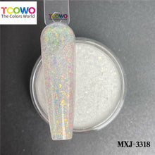 Load image into Gallery viewer, TCT-922 Iridescent Rainbow Shards Glitter Acrylic Powder, EMA Material (2-7min Customizable Drying), 2 In 1 Acrylic & Dipping Powder, Non-Toxic Long Lasting, TCOWO (MSDS Certified)