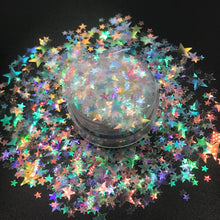 Load image into Gallery viewer, TCT-077 High Quality Twinkle Christmas Stars Biodegradable Glitter for Holiday Art Craft Handicraft Article Shoes Painting