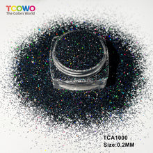 Load image into Gallery viewer, TCT-1067 Eco Friendly PET Fine Glitter Bulk Nail Powder High Gloss Non Toxic Vegan Hexagon Glitter for Nail Art Body Decor DIY Christmas Crafts Factory Direct Supply