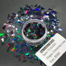 Load image into Gallery viewer, TCT-218 TCOWO Promotion Twinkle Christmas Tree PET Holiday Nail Art Glitter for Tumbler Artware Handicraft Works Accessories PET Non Toxic