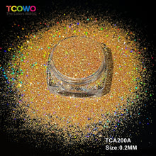 Load image into Gallery viewer, TCT-1067 Eco Friendly PET Fine Glitter Bulk Nail Powder High Gloss Non Toxic Vegan Hexagon Glitter for Nail Art Body Decor DIY Christmas Crafts Factory Direct Supply