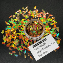Load image into Gallery viewer, TCT-218 TCOWO Promotion Twinkle Christmas Tree PET Holiday Nail Art Glitter for Tumbler Artware Handicraft Works Accessories PET Non Toxic