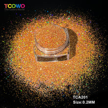 Load image into Gallery viewer, TCT-1067 Eco Friendly PET Fine Glitter Bulk Nail Powder High Gloss Non Toxic Vegan Hexagon Glitter for Nail Art Body Decor DIY Christmas Crafts Factory Direct Supply