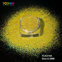 Load image into Gallery viewer, TCT-1067 Eco Friendly PET Fine Glitter Bulk Nail Powder High Gloss Non Toxic Vegan Hexagon Glitter for Nail Art Body Decor DIY Christmas Crafts Factory Direct Supply