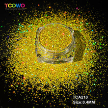 Load image into Gallery viewer, TCT-1063 & TCT-1064 Fine & Chunky Holographic PET Glitter Bulk Glitter for Nails High Brightness Safe Vegan Resin Craft Makeup Body Decoration