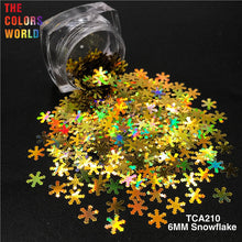Load image into Gallery viewer, Xmas Snowflake Nail Sequins Glitter
