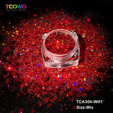 Load image into Gallery viewer, TCT-1063 & TCT-1064 Fine & Chunky Holographic PET Glitter Bulk Glitter for Nails High Brightness Safe Vegan Resin Craft Makeup Body Decoration