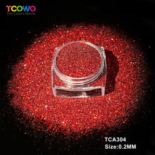 Load image into Gallery viewer, TCT-1067 Eco Friendly PET Fine Glitter Bulk Nail Powder High Gloss Non Toxic Vegan Hexagon Glitter for Nail Art Body Decor DIY Christmas Crafts Factory Direct Supply