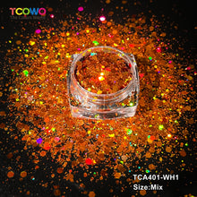 Load image into Gallery viewer, TCT-1063 & TCT-1064 Fine & Chunky Holographic PET Glitter Bulk Glitter for Nails High Brightness Safe Vegan Resin Craft Makeup Body Decoration