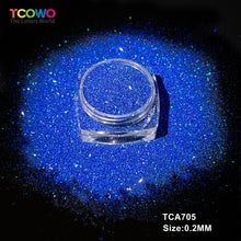 Load image into Gallery viewer, TCT-1067 Eco Friendly PET Fine Glitter Bulk Nail Powder High Gloss Non Toxic Vegan Hexagon Glitter for Nail Art Body Decor DIY Christmas Crafts Factory Direct Supply