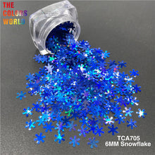 Load image into Gallery viewer, Xmas Snowflake Nail Sequins Glitter