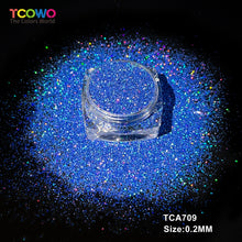 Load image into Gallery viewer, TCT-1067 Eco Friendly PET Fine Glitter Bulk Nail Powder High Gloss Non Toxic Vegan Hexagon Glitter for Nail Art Body Decor DIY Christmas Crafts Factory Direct Supply