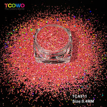 Load image into Gallery viewer, TCT-1063 & TCT-1064 Fine & Chunky Holographic PET Glitter Bulk Glitter for Nails High Brightness Safe Vegan Resin Craft Makeup Body Decoration