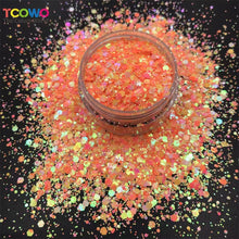Load image into Gallery viewer, TCT-544 Factory Supply Nail Glitter Sequins Polyester Bulk Hexagon Mix Chunky Glitter for Craft Cosmetics Nail Art