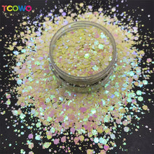 Load image into Gallery viewer, TCT-544 Factory Supply Nail Glitter Sequins Polyester Bulk Hexagon Mix Chunky Glitter for Craft Cosmetics Nail Art