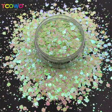 Load image into Gallery viewer, TCT-544 Factory Supply Nail Glitter Sequins Polyester Bulk Hexagon Mix Chunky Glitter for Craft Cosmetics Nail Art