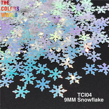 Load image into Gallery viewer, Christmas Snowflake Nail Sequins Glitter