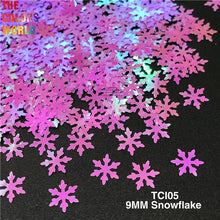 Load image into Gallery viewer, Christmas Snowflake Nail Sequins Glitter