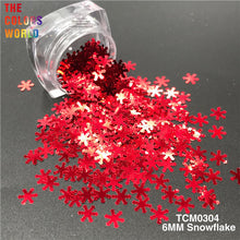 Load image into Gallery viewer, Xmas Snowflake Nail Sequins Glitter