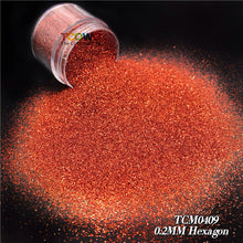 Load image into Gallery viewer, TCT-033 0.2MM Fine PET Metallic Glitter Powder for Nail Art, Tumblers, Slime & Crafts 24 Colors