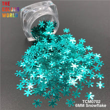 Load image into Gallery viewer, Xmas Snowflake Nail Sequins Glitter
