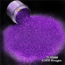Load image into Gallery viewer, TCT-033 0.2MM Fine PET Metallic Glitter Powder for Nail Art, Tumblers, Slime & Crafts 24 Colors
