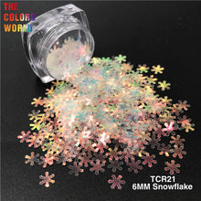 Load image into Gallery viewer, Xmas Snowflake Nail Sequins Glitter